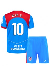 Atletico Madrid Alex Baena #10 Jalkapallovaatteet Lasten Kolmas peliasu 2025-26 Lyhythihainen (+ Lyhyet housut)